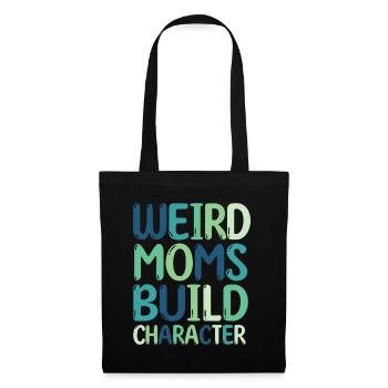Les mamans bizarres construisent leur caractère - Sac en tissu - noir - Devant