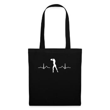 Gymnast With Ball Rhythmic Gymnastics - Tote Bag - black - Front