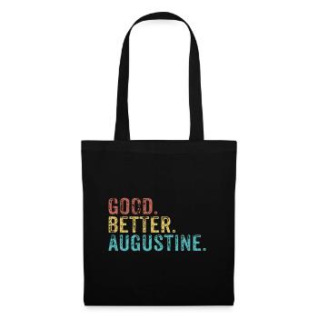 Les mecs cool s’appellent augustine - Sac en tissu - noir - Devant