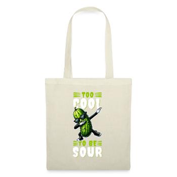 Sour Cucumber Too Cool To Be Sour Vegetables Funny - Tote Bag - nature - Front