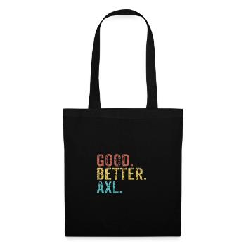 Les mecs cool s’appellent axl - Sac en tissu - noir - Devant