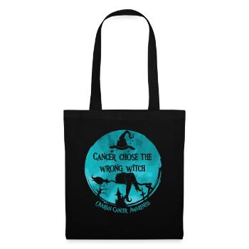 Cancer Sorcière Sarcelle d’hiver Cancer de l’ovaire - Sac en tissu - noir - Devant