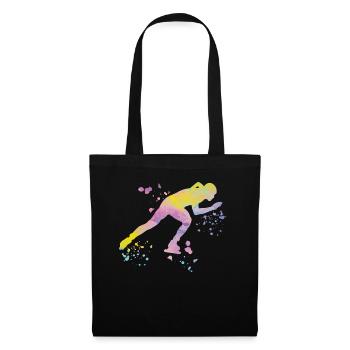 Speed skater Sportswoman Speed Skating - Tote Bag - black - Front