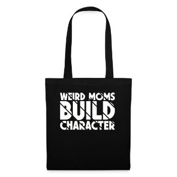 Les mamans bizarres construisent leur caractère - Sac en tissu - noir - Devant