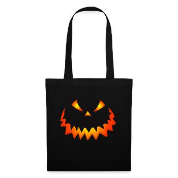 Happy Halloween Pumpkin Face - Tote Bag - black - Front