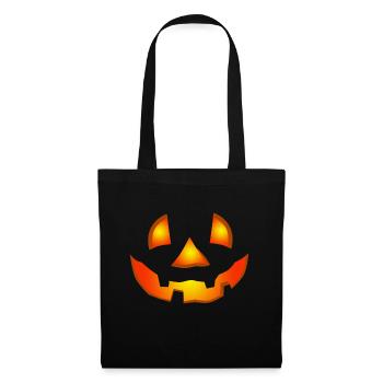 Happy Halloween Pumpkin Face - Tote Bag - black - Front