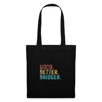 Les mecs cool s’appellent Bridger - Sac en tissu - noir - Devant