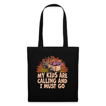 My kids call Cargo Cargobike - Tote Bag - black - Front