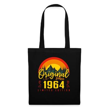1964 Geburtstagsgeschenk 1964 Geburtstag - Stoffbeutel - Schwarz - Vorne