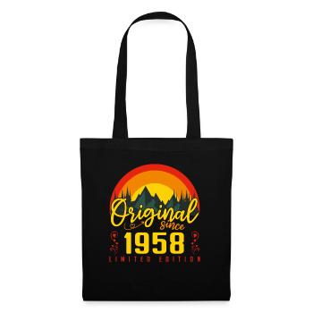 1958 Birthday Gift 1958 Anniversary - Tote Bag - black - Front