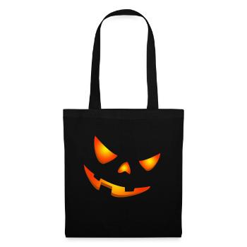 Happy Halloween Pumpkin Face - Tote Bag - black - Front