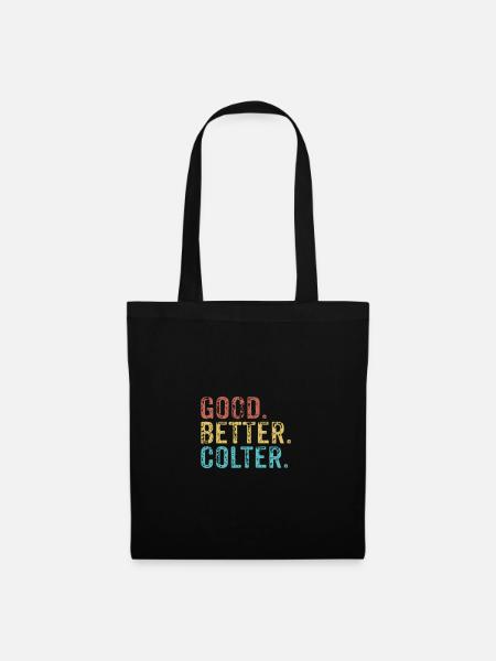 Cool guys are called Colter - Stoffbeutel - Schwarz