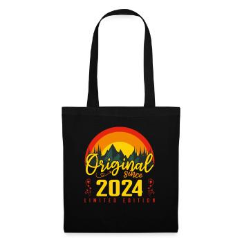 Anniversaire 2024 cadeau 2024 anniversaire - Sac en tissu - noir - Devant