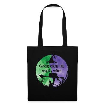 Cancer Witch Green Violet Anal Cancer - Tote Bag - black - Front