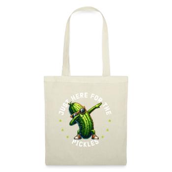 Saure Gurke Pickle Gurken - Stoffbeutel - Natur - Vorne