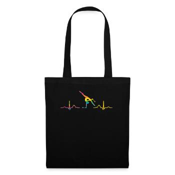 Clubs de gymnastique ECG Gymnastique rythmique - Sac en tissu - noir - Devant