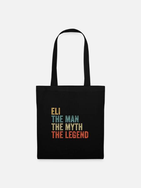 Eli the man the myth - Stoffbeutel - Schwarz