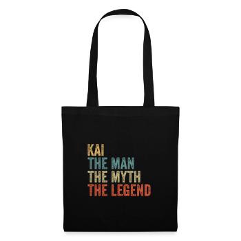 Kai the man the myth - Tote Bag - black - Front
