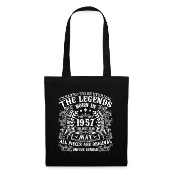 May 1957 Birthday 1957 May Best Year - Tote Bag - black - Front