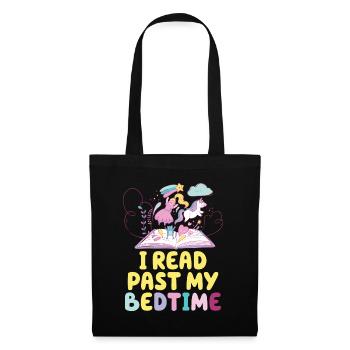 I read unicorn after bedtime - Tote Bag - black - Front