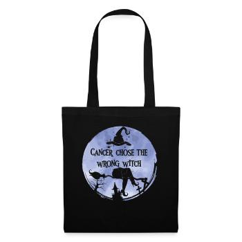 Cancer Sorcière Pervenche Œsophage - Sac en tissu - noir - Devant
