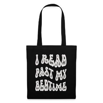 Library Book Lover Reading Bookworm - Tote Bag - black - Front