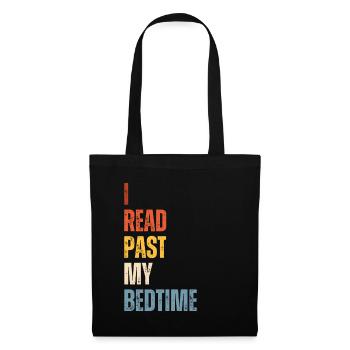 Library Book Lover Reading Bookworm - Tote Bag - black - Front
