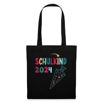 Start of school enrollment school child 2024 - Tote Bag - black - Front