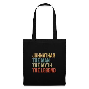 Johnathan the man the myth - Tote Bag - black - Front