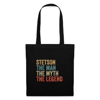 Stetson l’homme le mythe - Sac en tissu - noir - Devant
