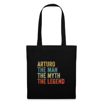 Arturo l’homme le mythe - Sac en tissu - noir - Devant