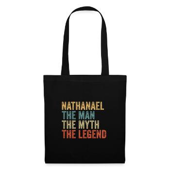 Nathanaël l’homme le mythe - Sac en tissu - noir - Devant