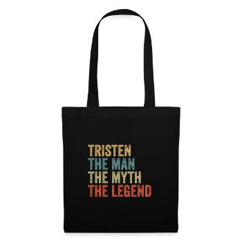 Tristen the man the myth - Tote Bag - black - Front