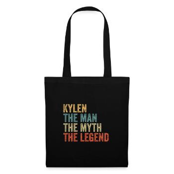 Kylen the man the myth - Stoffbeutel - Schwarz - Vorne