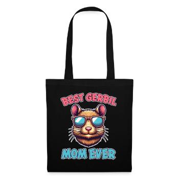Gerbil Saying Gerbil Mom Funny Gerbil Gift - Tote Bag - black - Front