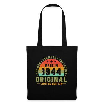 Vinatge 1944 Birthday Gift - Tote Bag - black - Front