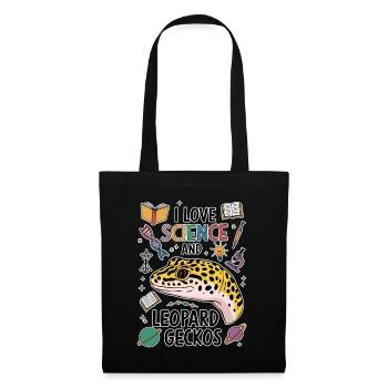 Leopard Gecko Saying Student Leopard Gecko Gift - Tote Bag - black - Front