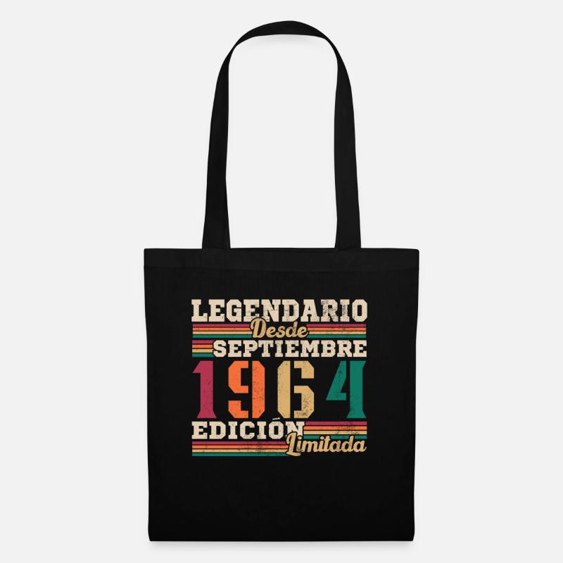 Legendär seit 1964 September - Stoffbeutel - Schwarz