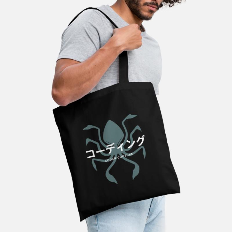 LUZILLION CODER COUTURE, CODE AND BUGS Stoffbeutel