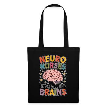 Neuro Nurse Nurse Neurology Gift - Tote Bag - black - Front