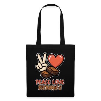 Brownies Dire Pâtisserie Drôle Brownie Cadeau - Sac en tissu - noir - Devant
