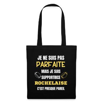 Supportrice La Rochelle Parfait Rugby - Sac en tissu - noir - Devant