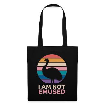 Emu Dire Australie Emus Drôle Cadeau D’émeu - Sac en tissu - noir - Devant