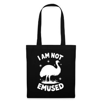 Emu Dire Australie Emus Drôle Cadeau D’émeu - Sac en tissu - noir - Devant