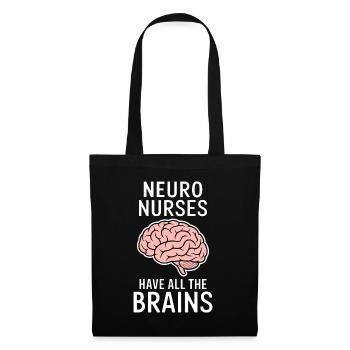 Neuro Nurse Nurse Neurology Gift - Tote Bag - black - Front