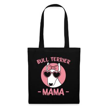Bullterrier Spruch Lustiges Bullterrier Geschenk - Stoffbeutel - Schwarz - Vorne