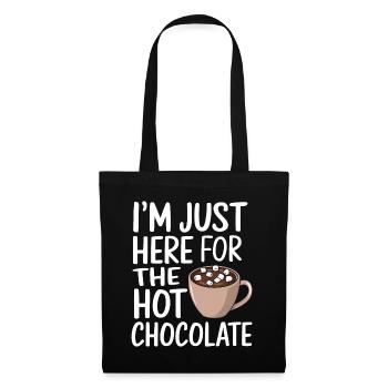 Cacao Dicton Chocolat Chaud Fun Cacao Cadeau - Sac en tissu - noir - Devant