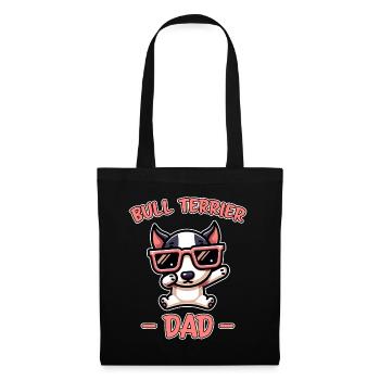 Bull Terrier Dire Drôle Bull Terrier Cadeau - Sac en tissu - noir - Devant