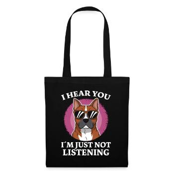 Funny American Staffordshire Terrier Gift - Tote Bag - black - Front