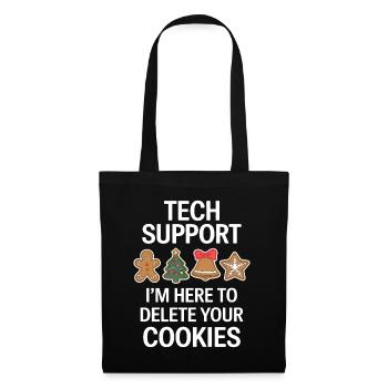 Cookies Saying Funny Christmas Cookies Gift - Tote Bag - black - Front